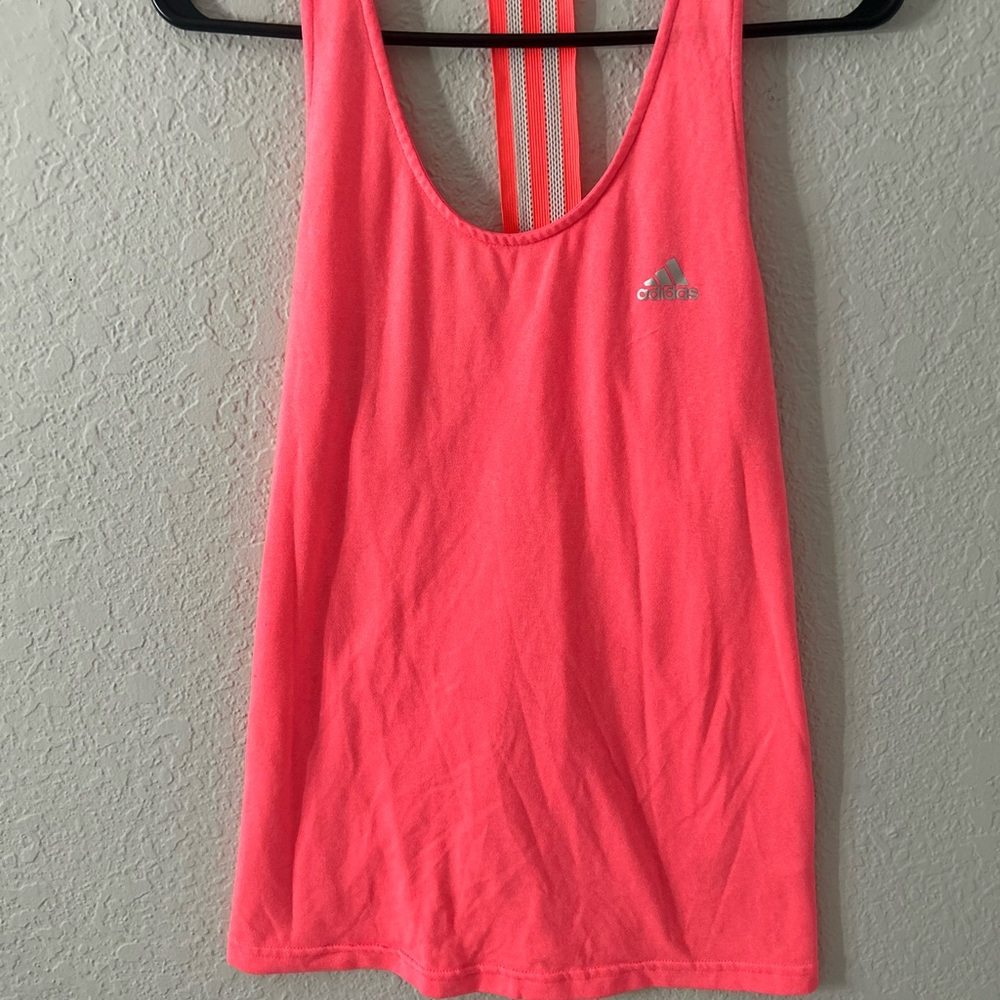 Adidas Women's Vibrant Pink Racerback Tank